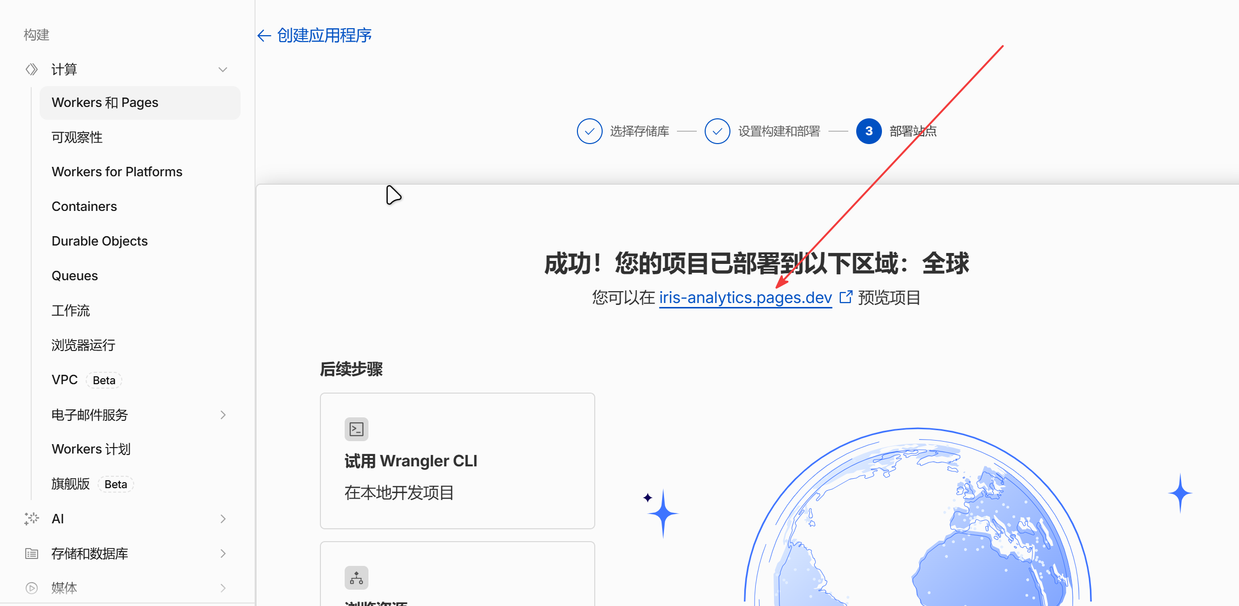 项目部署完成