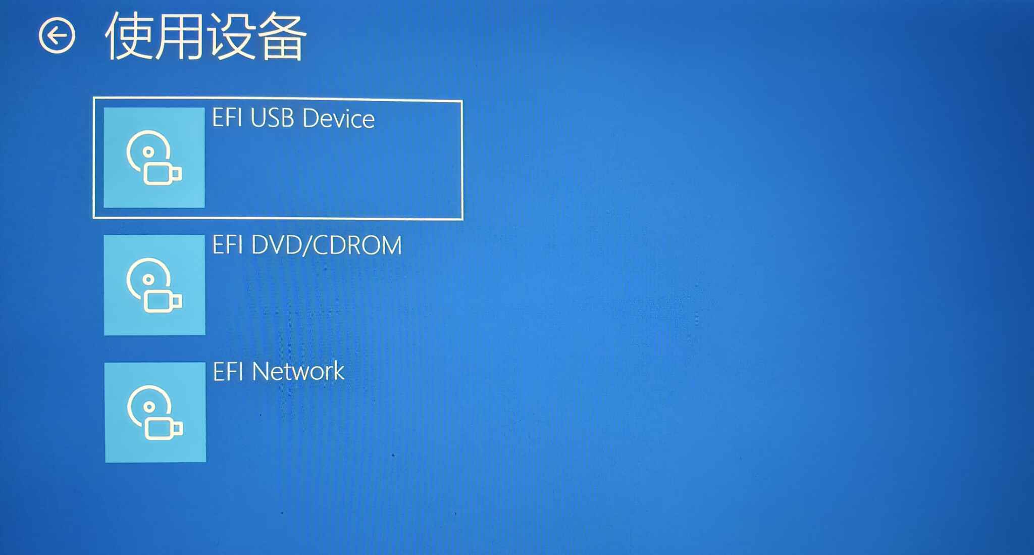高级启动-使用USB设备启动